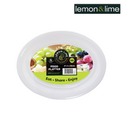  Lemon & Lime Serving Platter Oval Small 39X27cm 4PK