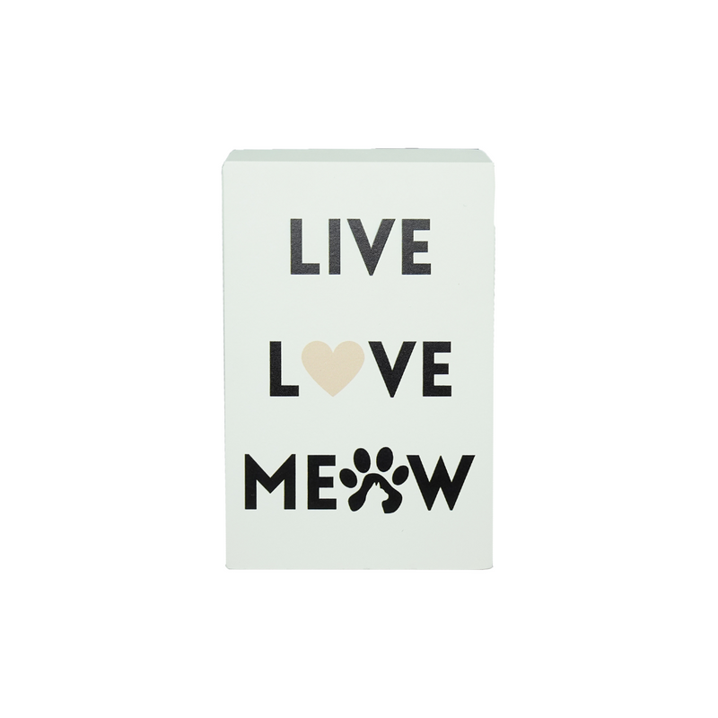 Live Love Cat 10x2x15cm