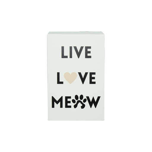 Live Love Cat 10x2x15cm