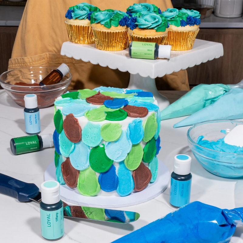 LOYAL Gel Colour Arctic Blue 20ml Food Colouring