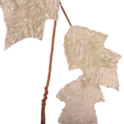 Mint Velour Holly Leaf Garland 120cm