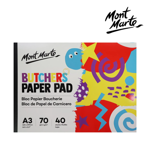 Mont Marte Butchers Paper Pad A3 40 Sheets