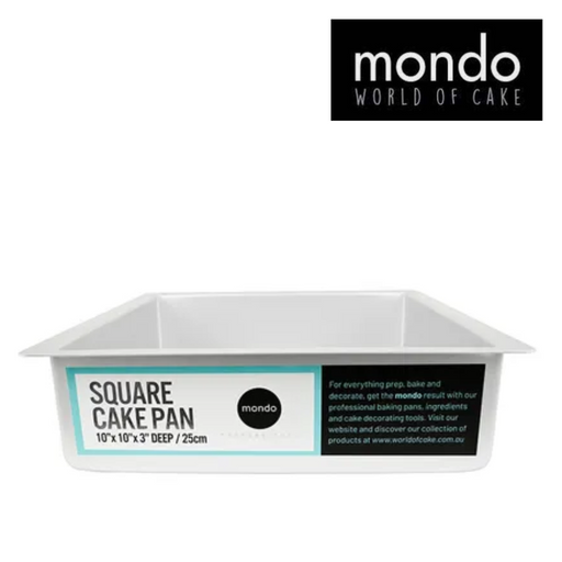 MONDO Pro Square Cake Pan 10in 25 x 7.5cm