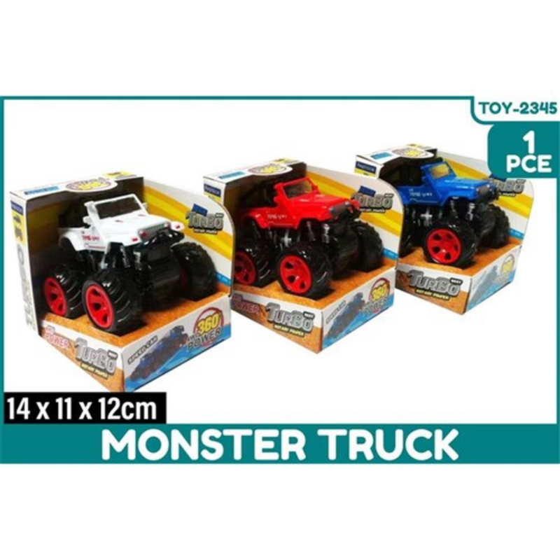 Monster Truck 4x4 360deg Frctn 12cm