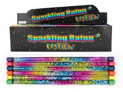 Multi Colour Uv Glitter Wand 46Cm 6 Asstd