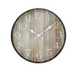 Natural Timber Look Clock 29X29Cm
