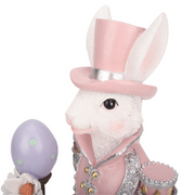 Nutcracker Bunny Polyresin 13x12.5x42.5cm