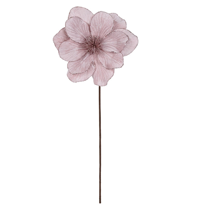 Pale Pink Magnolia W/ Stem 50cm