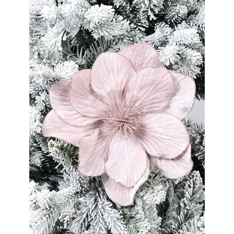 Pale Pink Magnolia W/ Stem 50cm