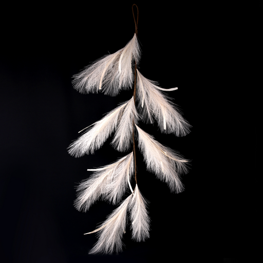 Pampas Grass Garland - Ivory 130Cm