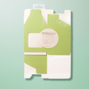 Papyrus Scalloped Single Tall Cupcake Box Pack Of 6 - Pastel Green