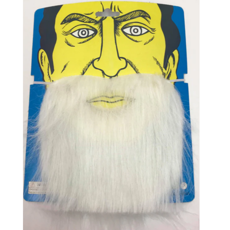 Party Beard White