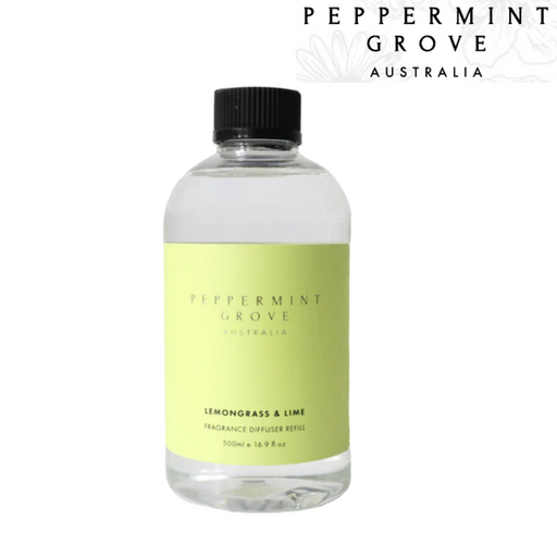 PGA Fragrance Diffuser Refill 500ml - Lemongrass & Lime
