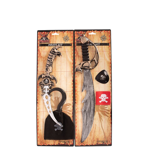 Pirate Roleplay Weapon Accessories – 2 Assorted Toy Pirate Weapons
