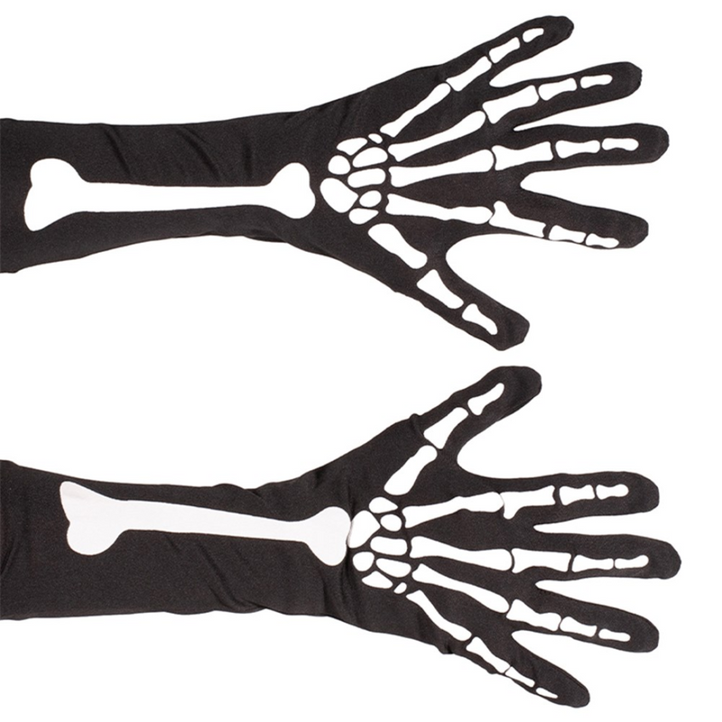 Polyester Skeleton Gloves 38cm