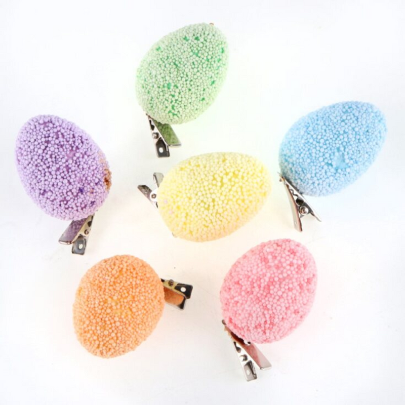 Polystyrene Egg With Clip 6pk