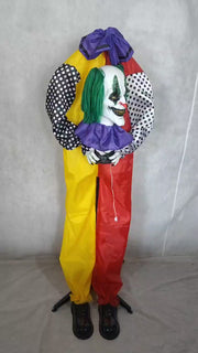 Animated Standing Clown Holding His Head Battery Operated 140cm