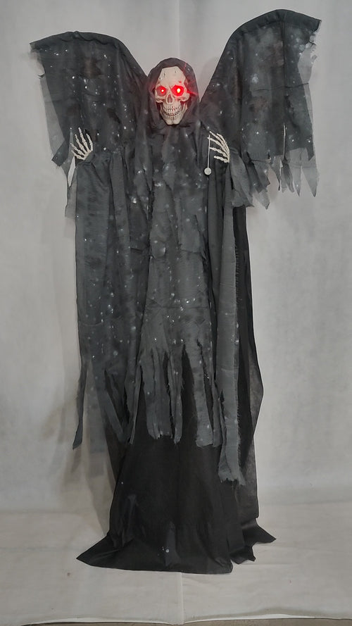 Animated Standing Winged Reaper Battery Operated 195cm