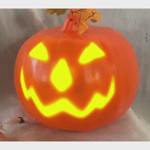 Ronis Animated Talking Pumpkin Prop 23Cm