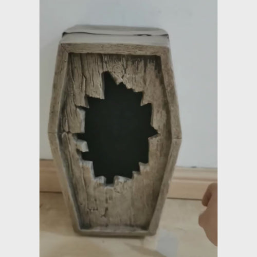 Ronis Animated Haunted Coffin 38Cm