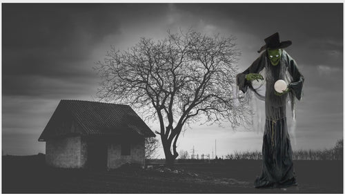 Animated Witch With Infrared Sensor 300cm