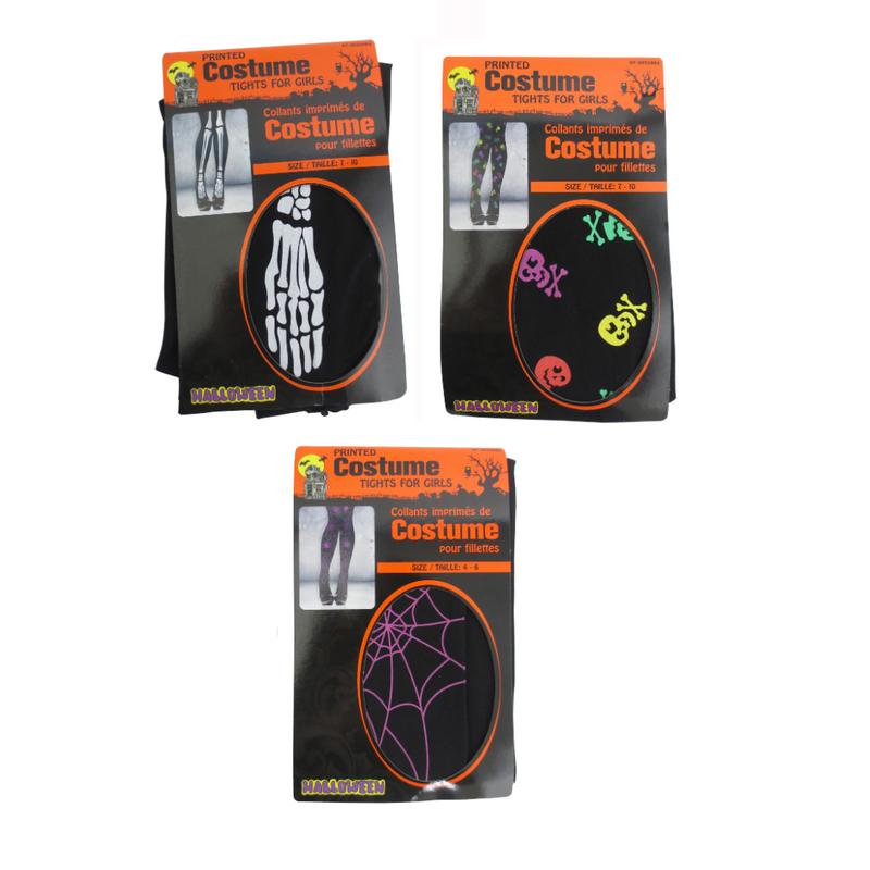 Printed Tights Girls 3 Asstd