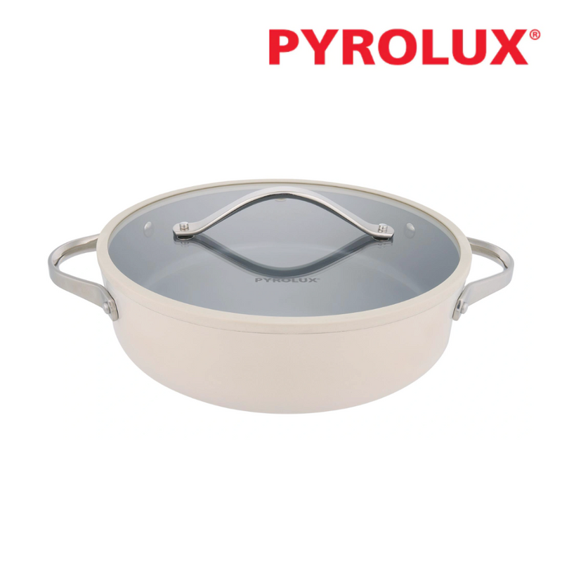 Pyrolux Nexgen Chef Pan 28cm 4.1L Ivory – Non-Stick Cookware