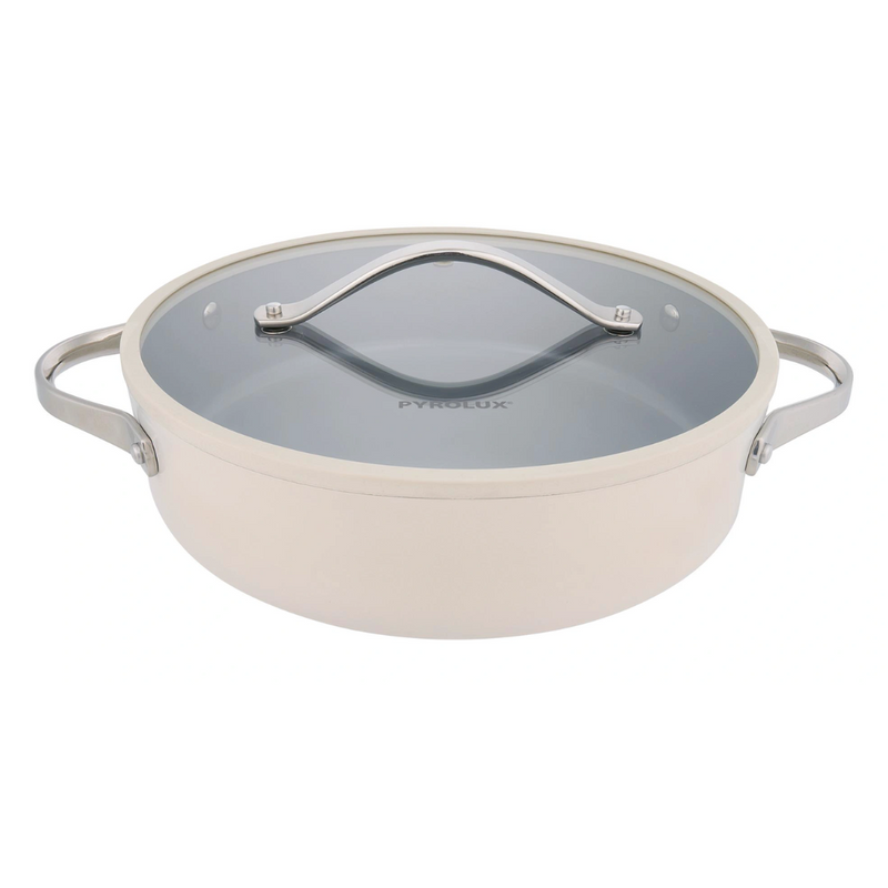 Pyrolux Nexgen Chef Pan 28cm 4.1L Ivory – Non-Stick Cookware