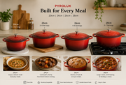 Round French Oven 28cm/6 Litre - Chilli Red – thumbnail