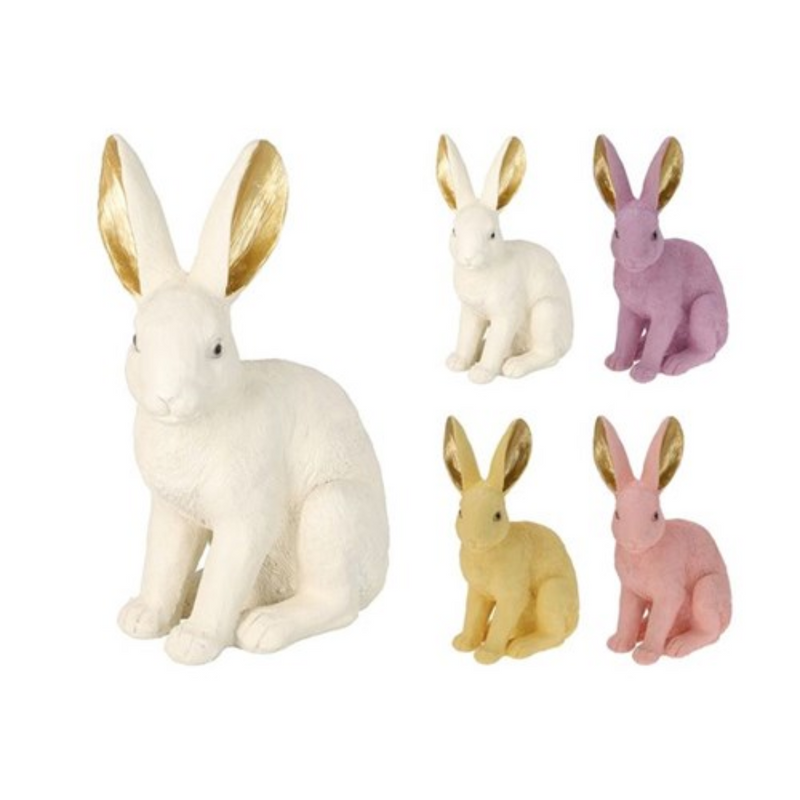 Rabbit With Gold Ears 4 Assorted