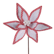Poinsettia 30cm W/ 50cm Stem 2 Asstd – thumbnail