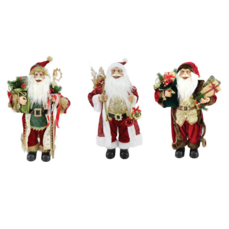Regal Santa Figurine 60Cm 3Asst Ronis