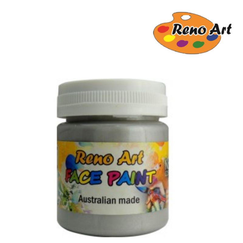Reno Face Paint Metallic Silver 40ml