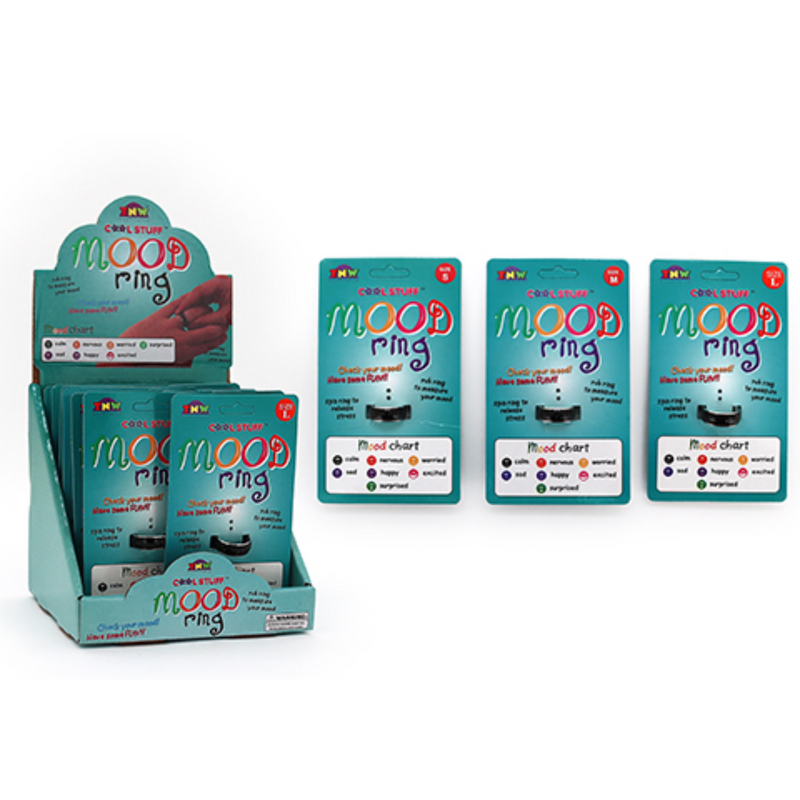 Rings Mood Ring Carded 3 Asstd size