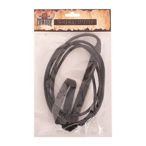 Roleplay Toy Whip – 194cm Costume Accessory for Adventure or Explorer Dress-Up