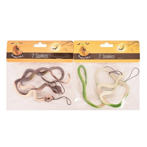 Rubber Snakes 1pk 30cm 2 Asstd