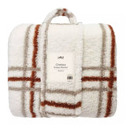 Chelsea Sherpa Blanket 180x200cm Pecan Multi