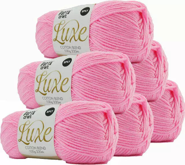 Luxe Cotton Blend 100g 220m 13 Princess Pink