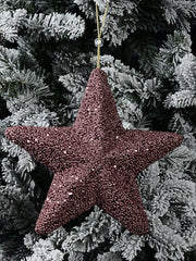 Rose Hanging Star 25cm – thumbnail