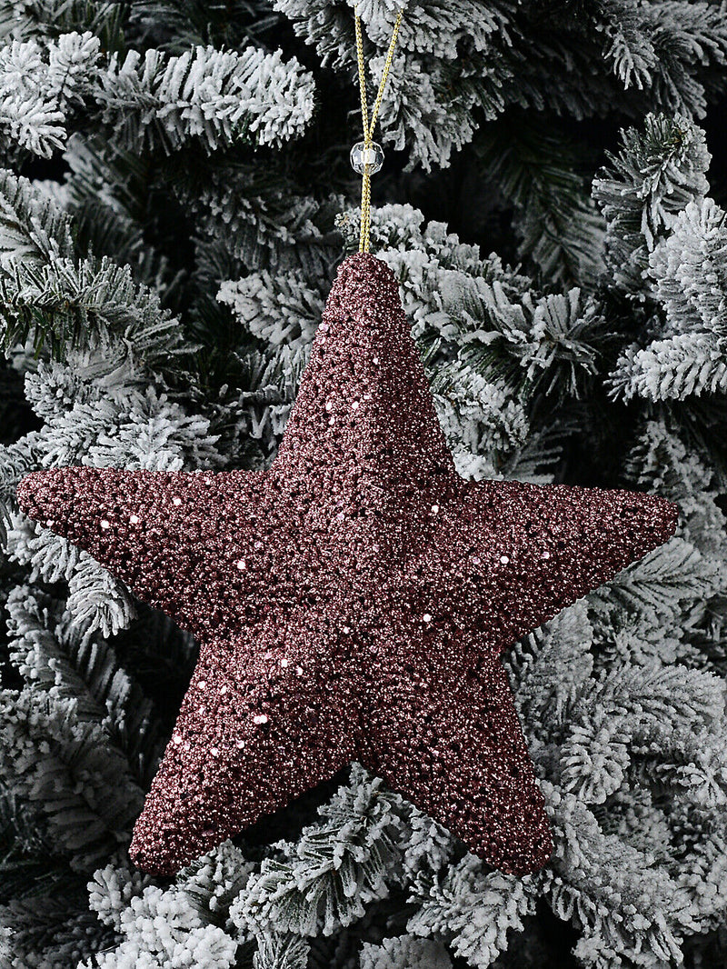 Rose Hanging Star 25cm
