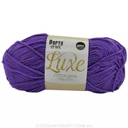 Luxe Cotton Blend 100g 220m 10 Jacaranda – thumbnail