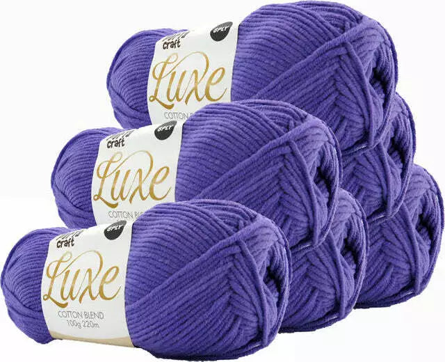 Luxe Cotton Blend 100g 220m 10 Jacaranda