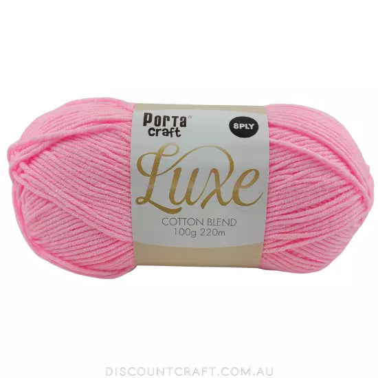 Luxe Cotton Blend 100g 220m 13 Princess Pink