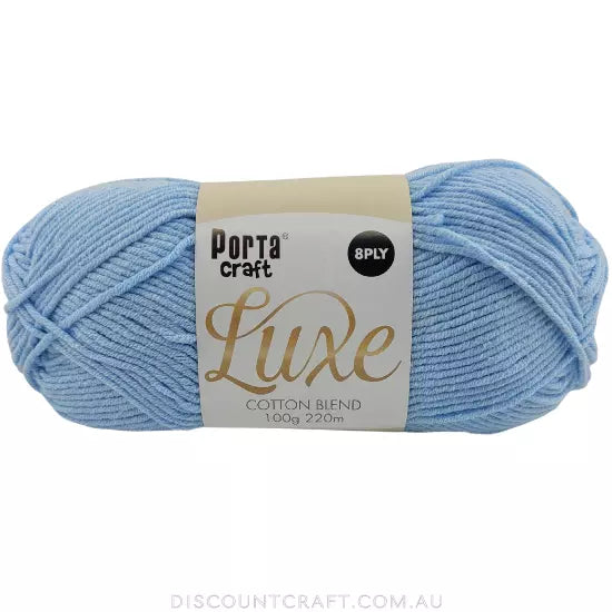 Luxe Cotton Blend 100g 220m 08 Sky Blue
