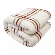 Chelsea Sherpa Blanket 180x200cm Pecan Multi