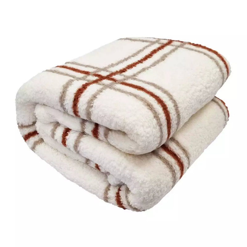 Chelsea Sherpa Blanket 180x200cm Pecan Multi