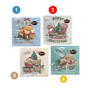 SANTA BEAR XMAS NAPKIN 2PLY PK20 33X33CM