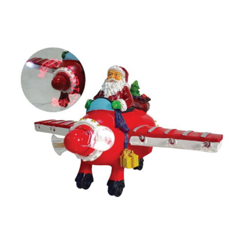 Santa In Plane Led Propeller Ronis