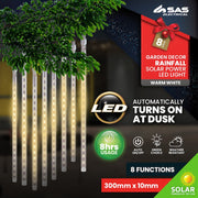Fairy String Light Solar Tube 8pk 144 LED – thumbnail