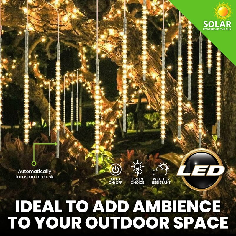 Fairy String Light Solar Tube 8pk 144 LED